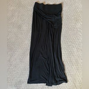Helmut Lang Jersey Tencel Midi Skirt (Never Worn)